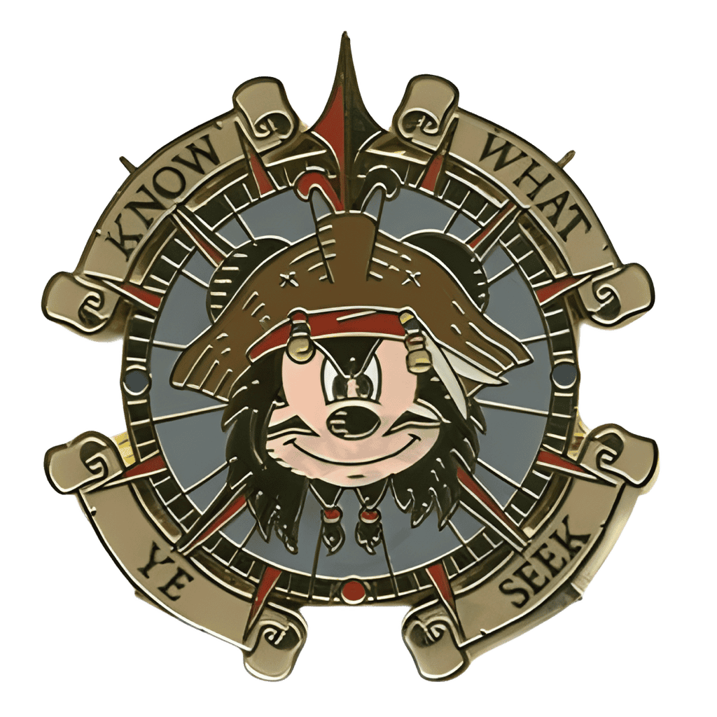 Pirate Mickey Disney pin