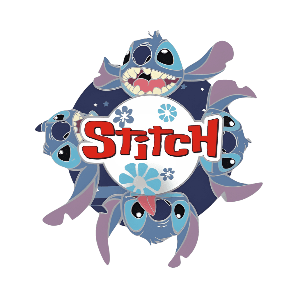 Stitch Faces Spinner Disney pin