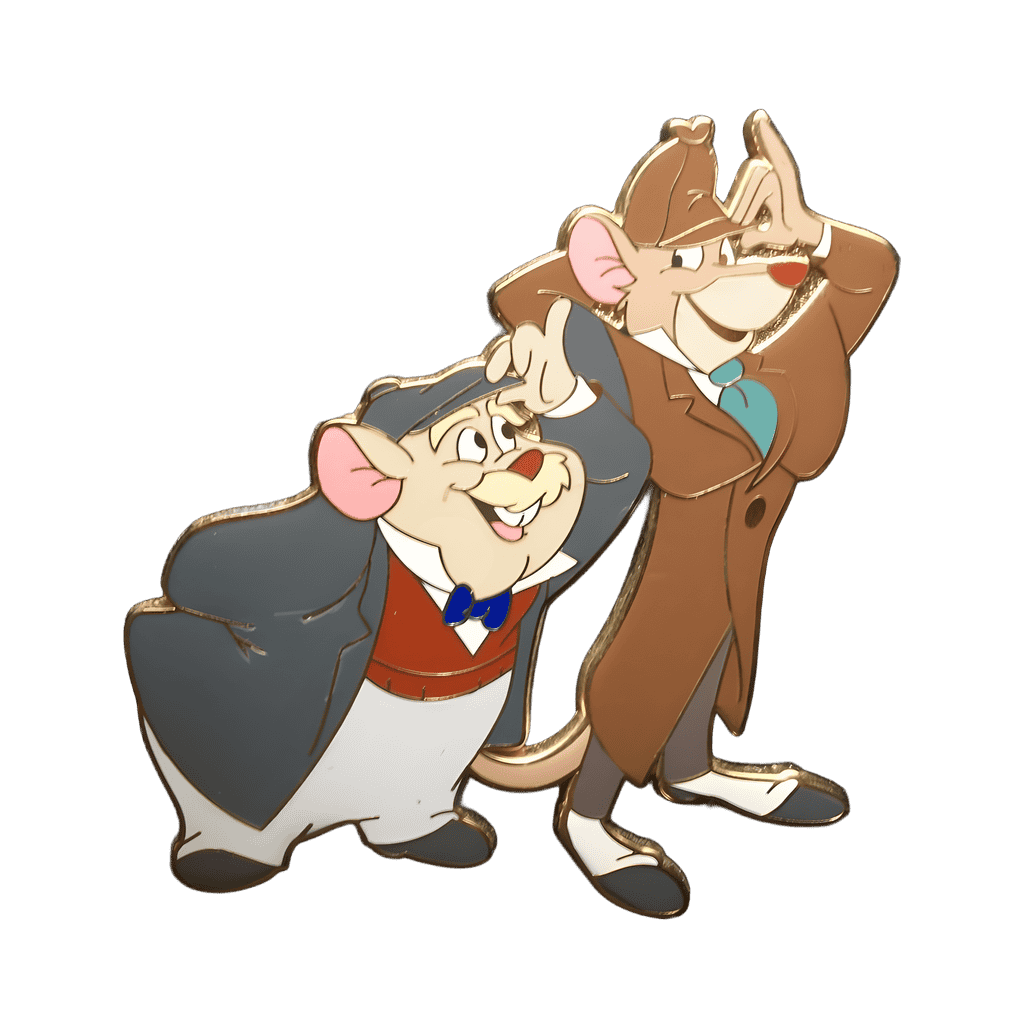 Basil and Dawson from The Great Mouse Detective Disney pin