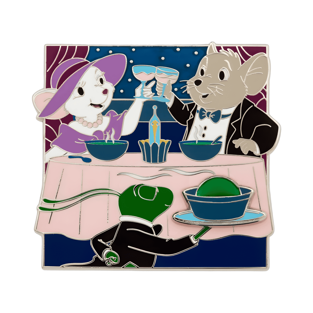 Bernard and Bianca & Green Pea Soup Disney pin
