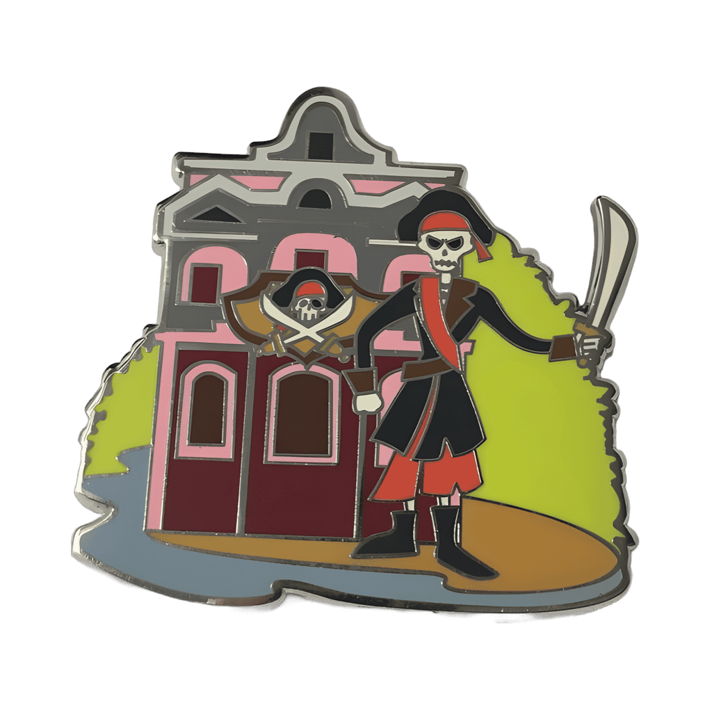 Pirates of the Caribbean skeleton Disney pin