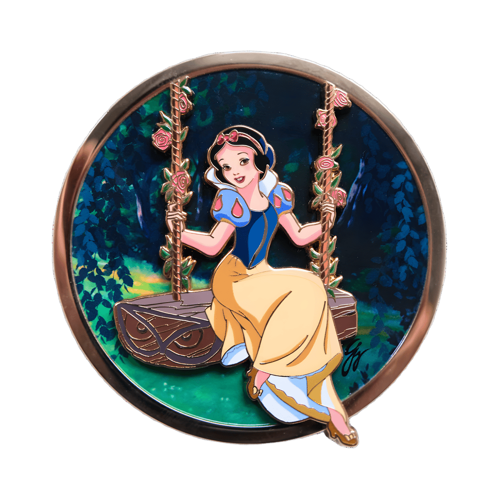 Snow White on a Swing Disney pin