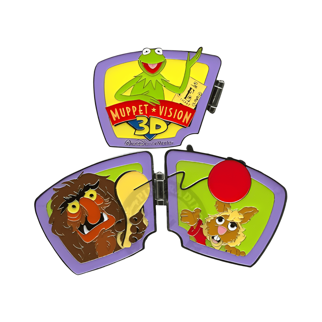 Kermit, Sweetums and Bean Bunny Disney pin