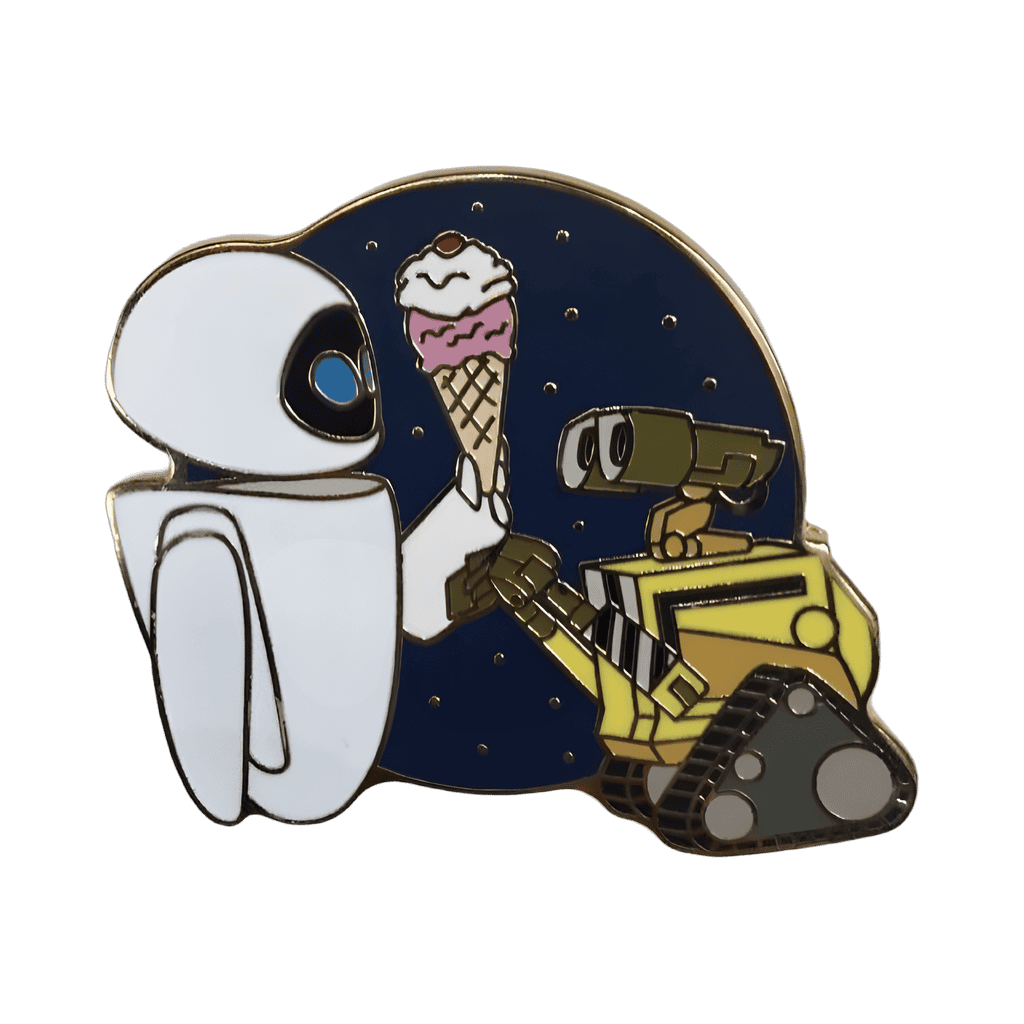 Wall-E and Eve Disney pin