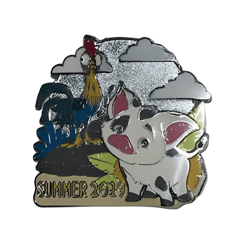 2019 - Pua and Hei-Hei on Beach Disney pin