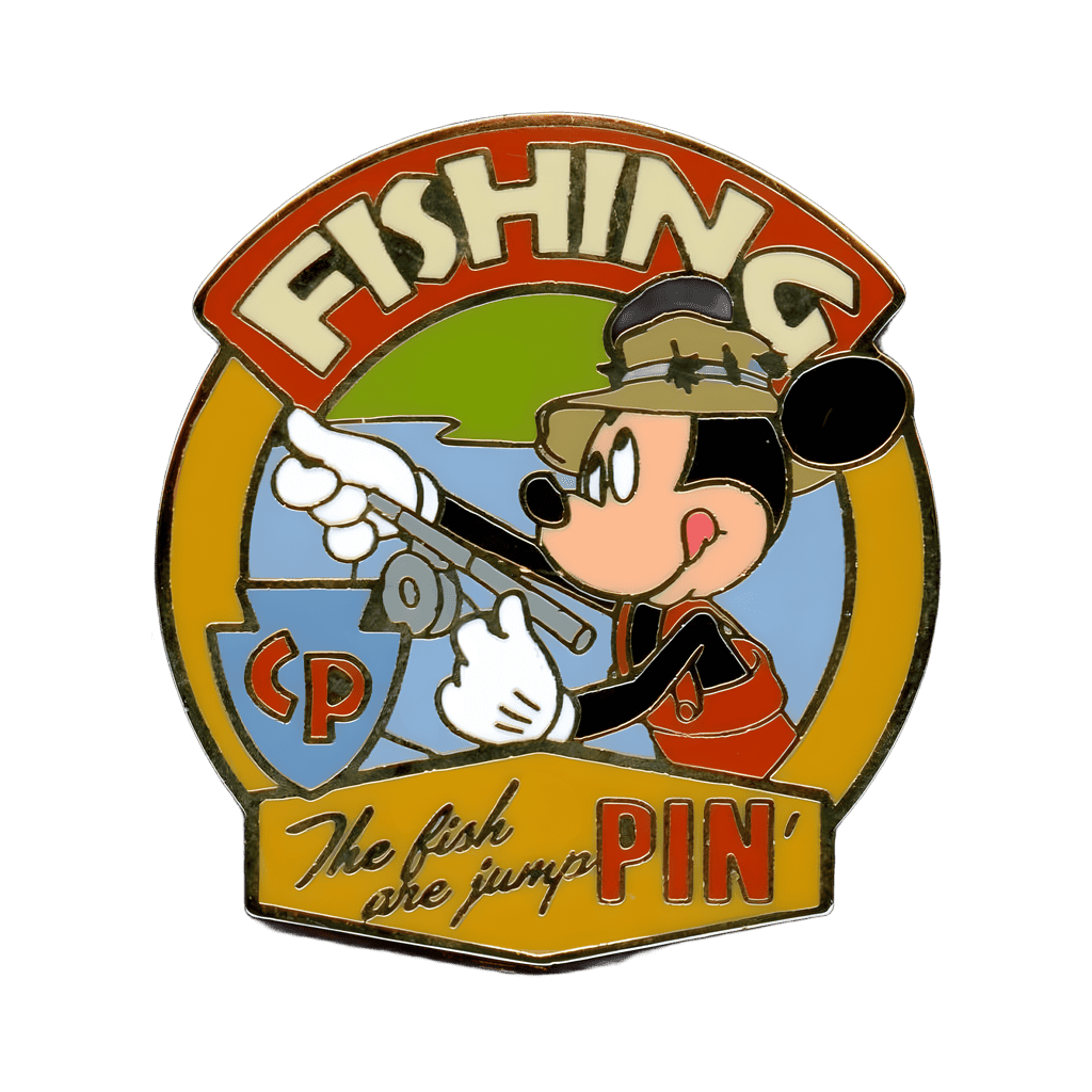 Merit Badges Map — Fishing (The Fish Are JumPIN') Disney pin