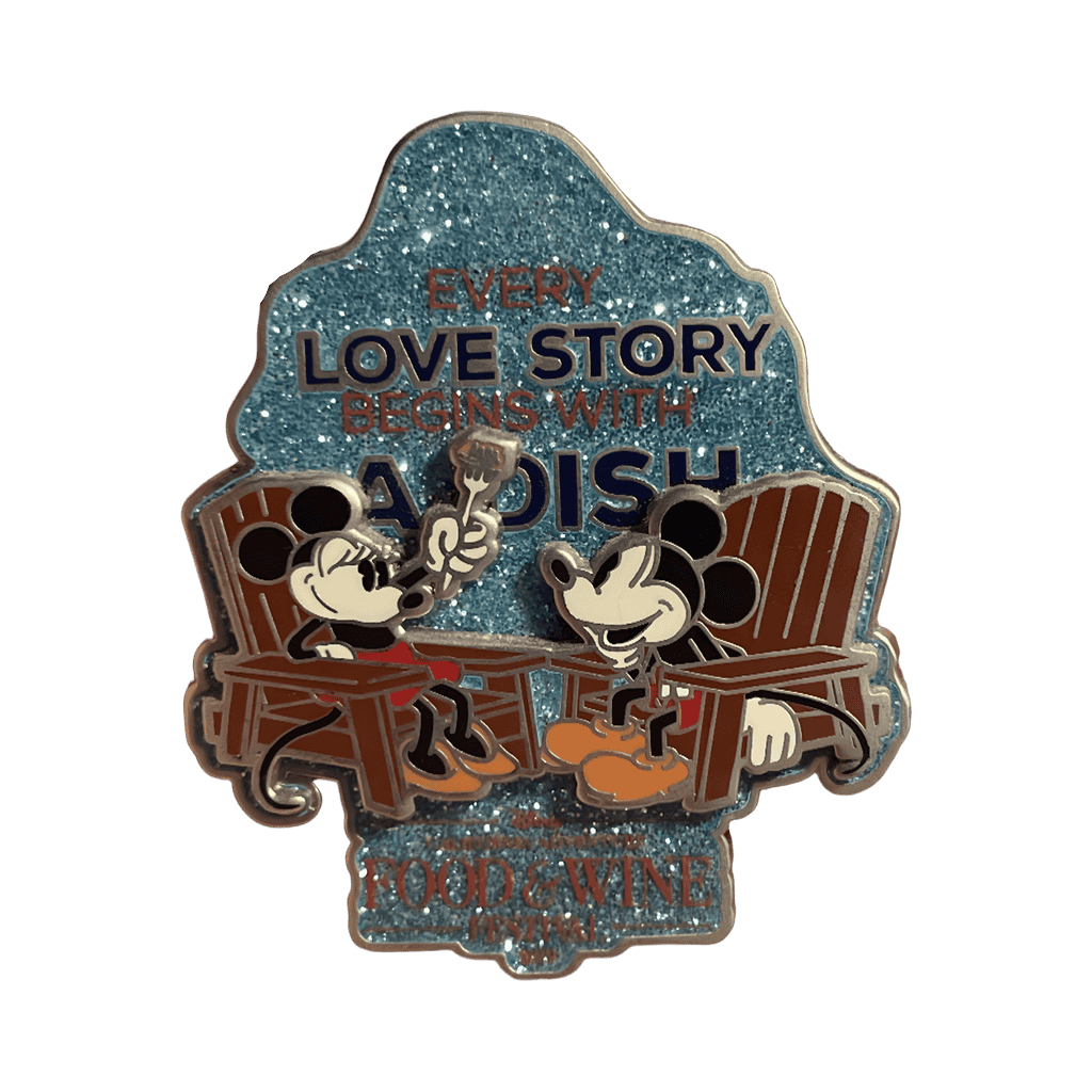 Mickey & Minnie Every Love Story Begins with a Dish Disney pin