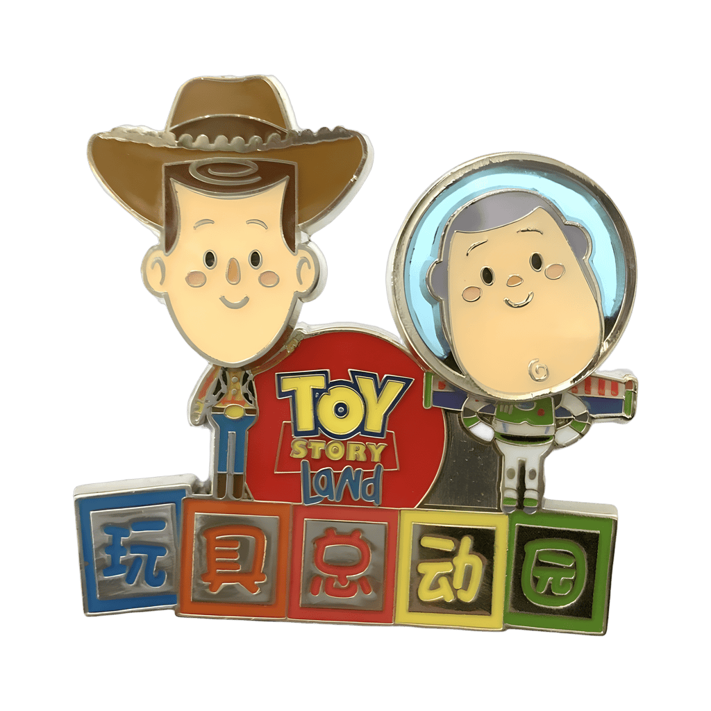 SDR - Toy Story Land Grand Opening - Cute Woody and Buzz Disney pin
