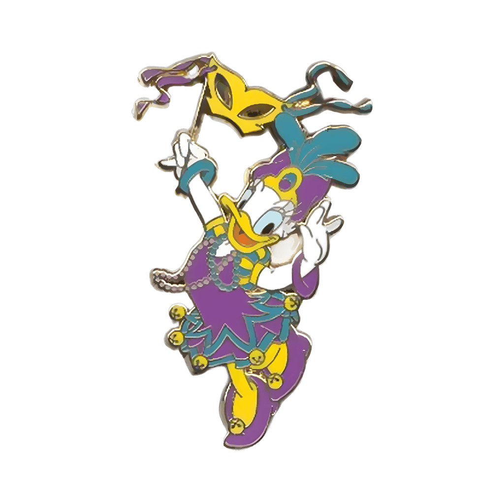 Mardi Gras Daisy Duck Disney pin