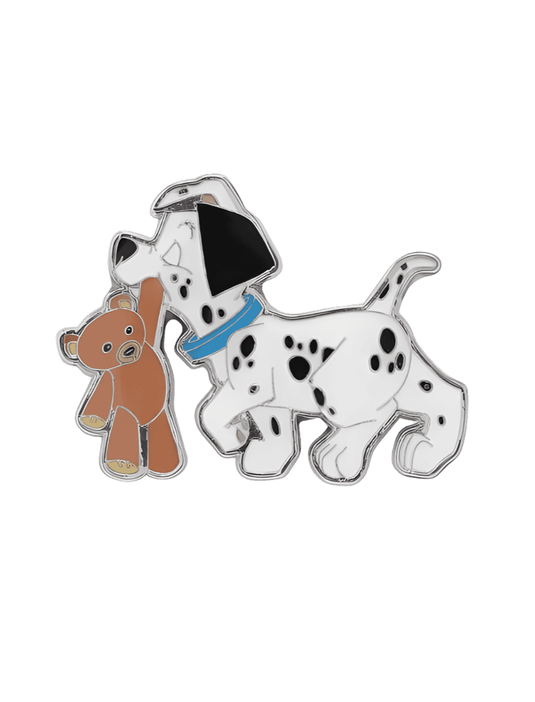 Puppy with Teddy Bear (Ourson) Disney pin