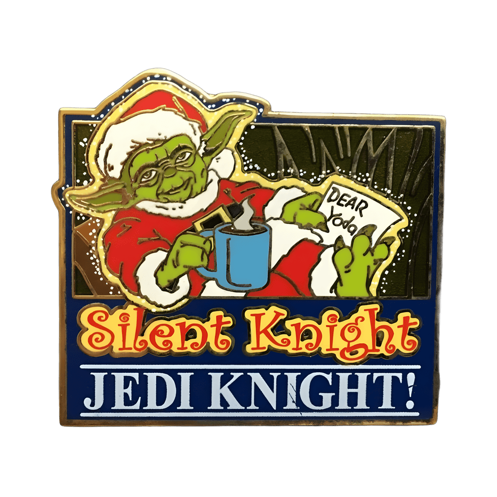 Yoda Silent Night Jedi Night Disney pin