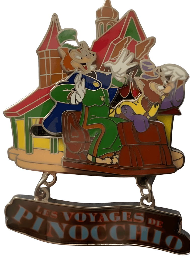 Les voyages de Pinocchio - Honest John and Gideon Disney pin