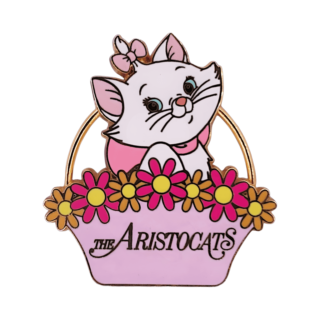 Marie in Basket of Flowers Disney pin