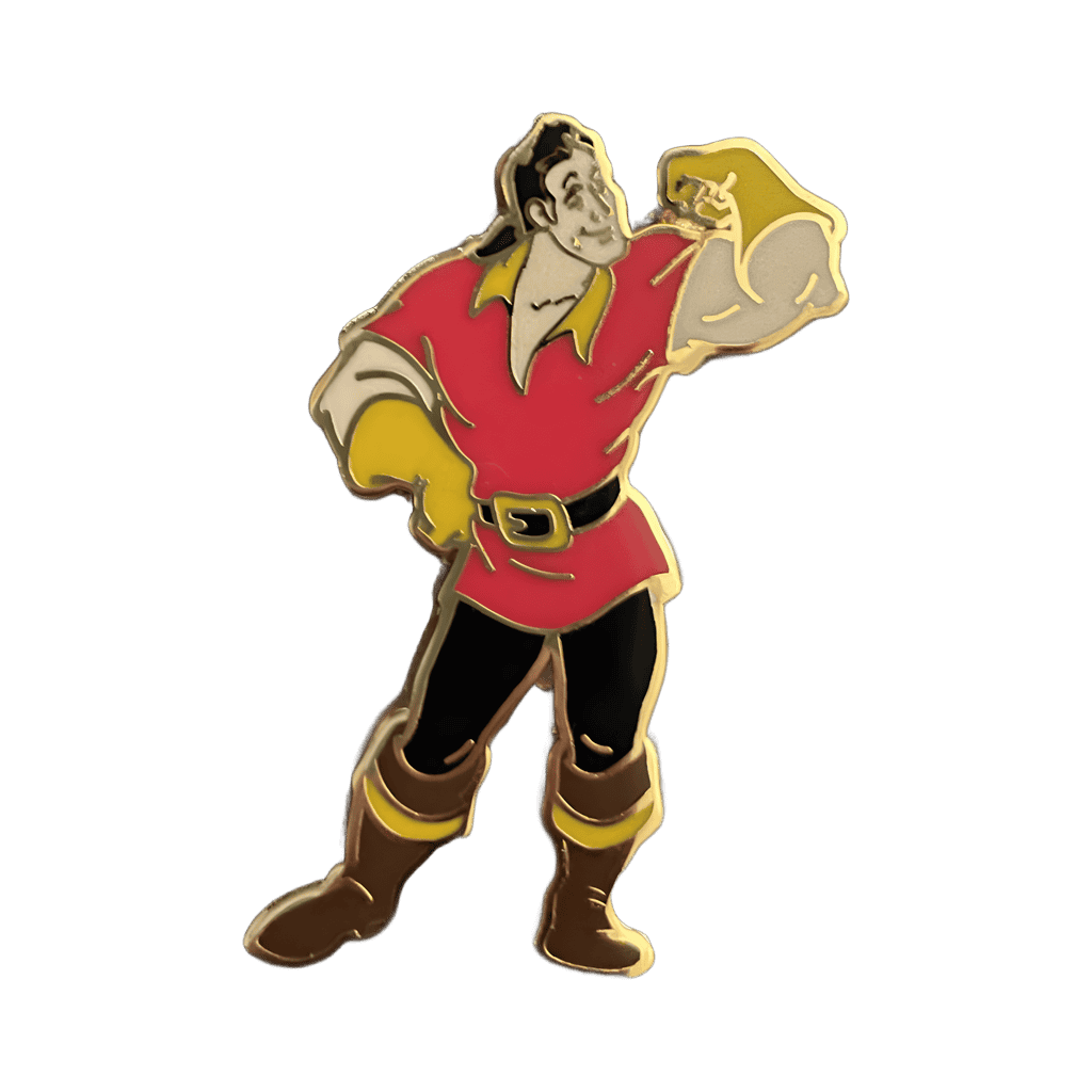 Gaston Flexing Disney pin