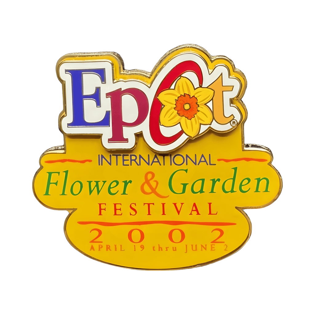 2002 Festival Logo Disney pin