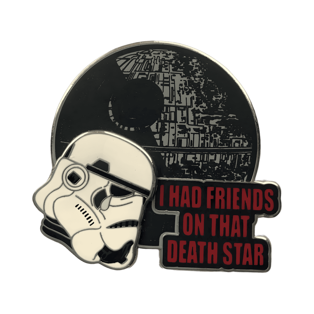 Crying Stormtrooper - I Had Friends On That Death Star Disney pin