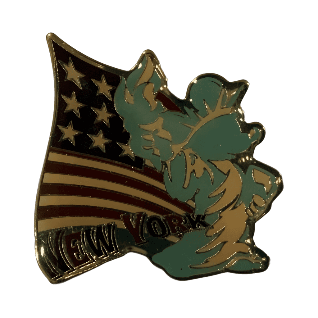 Silhouette of Minnie as Statue of Liberty Disney pin