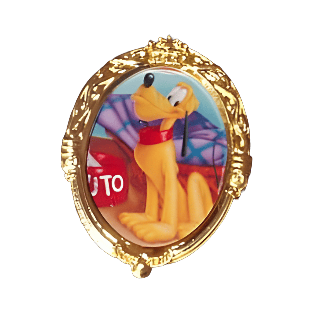 Pluto with His Dog Bed Disney pin