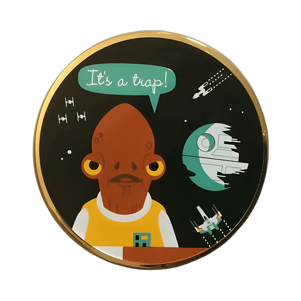 Admiral Ackbar Disney pin