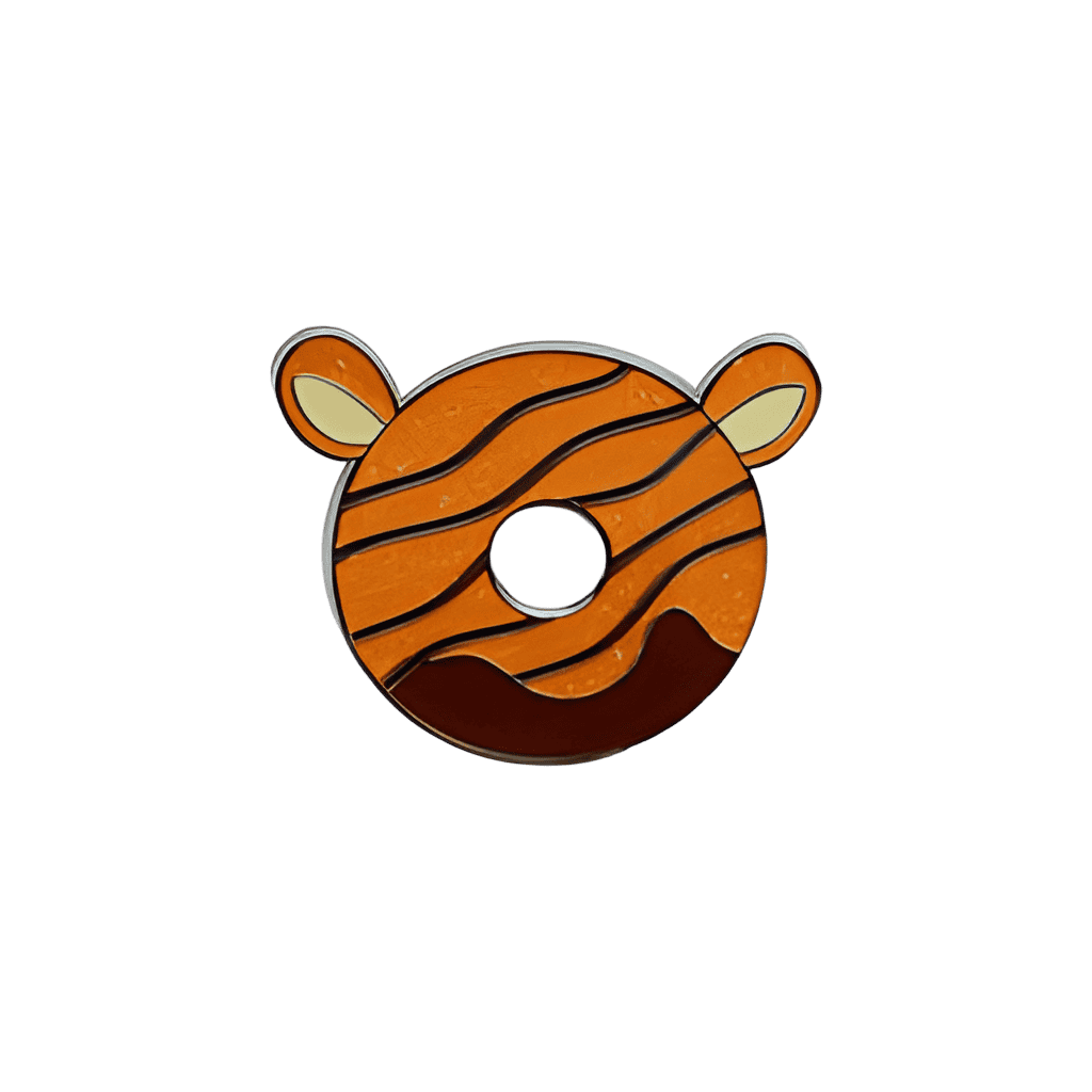 Tigger Donut Glitter Chaser Disney pin