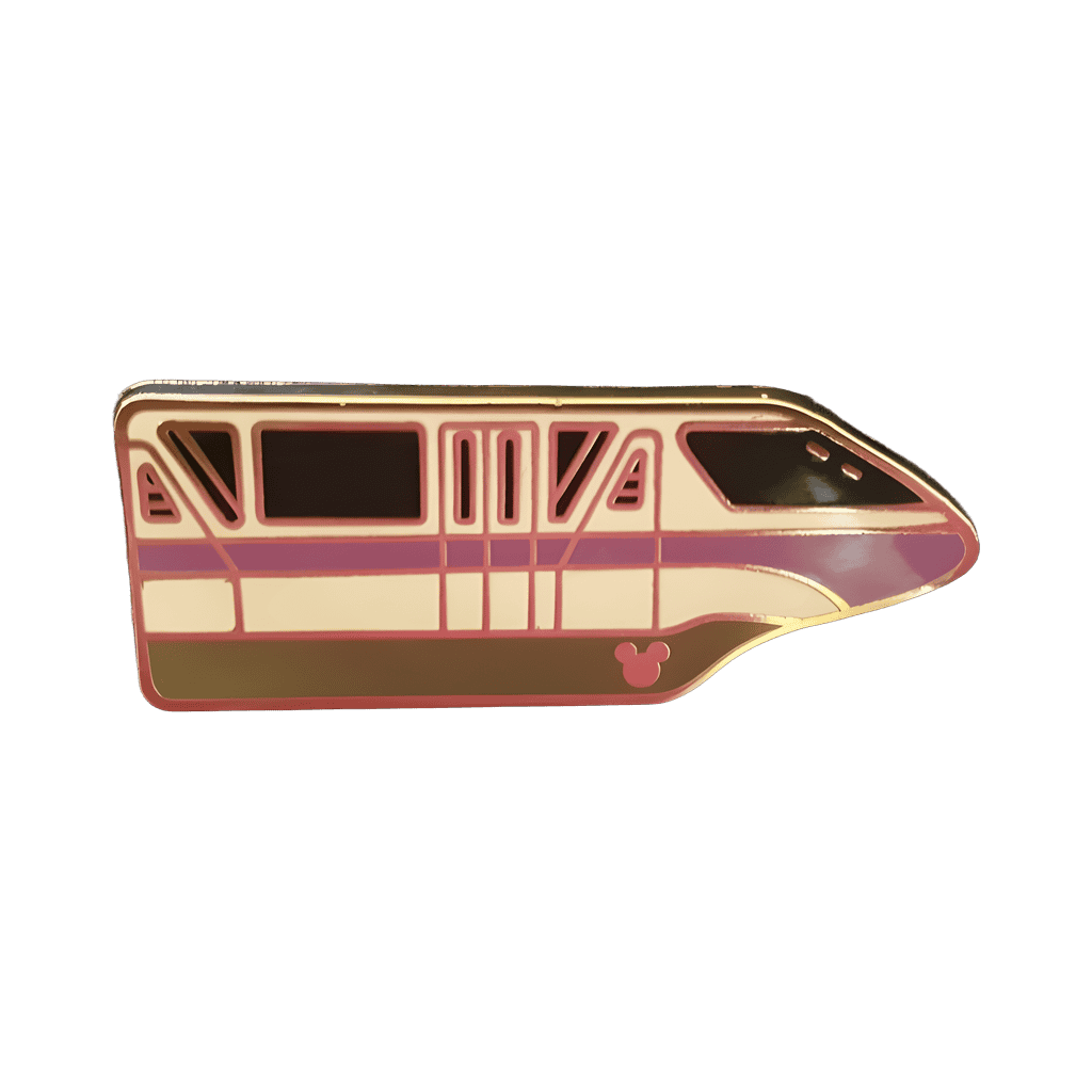 Monorail Purple Disney pin