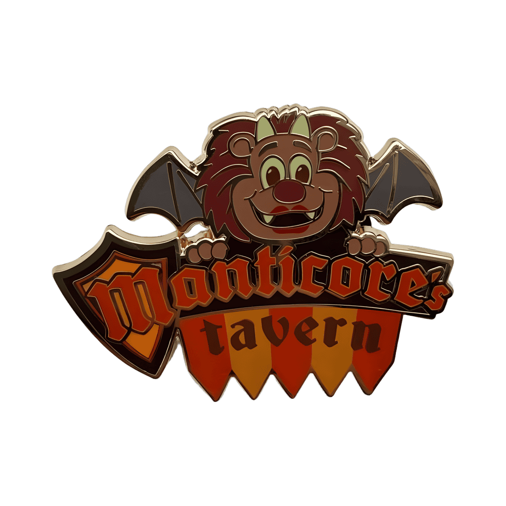 Manticore's Tavern Sign Disney pin