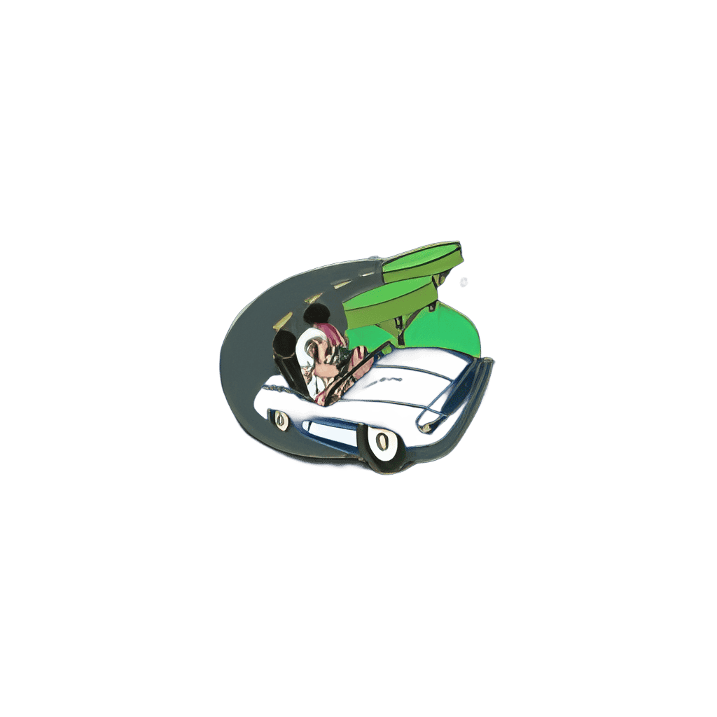 Minnie Mouse in Autopia Disney pin