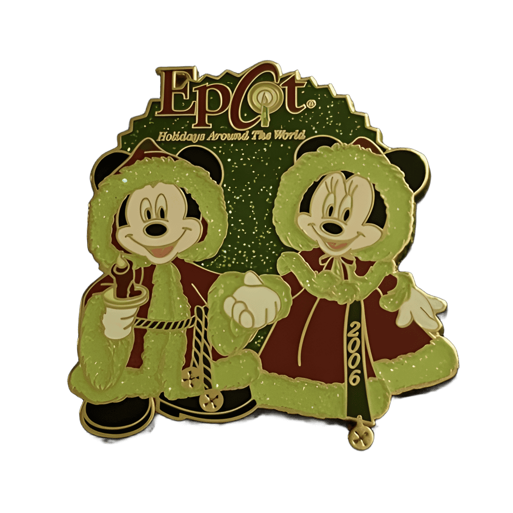 Mickey and Minnie Mouse Disney pin