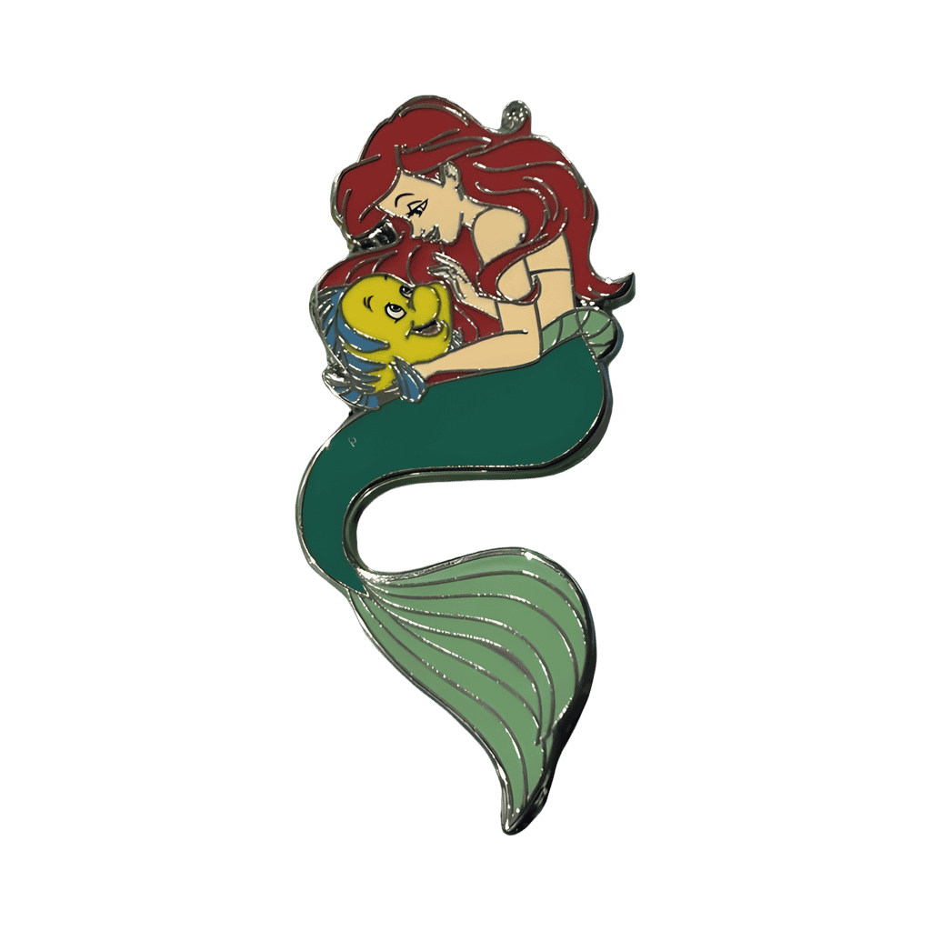 Ariel & Flounder Disney pin