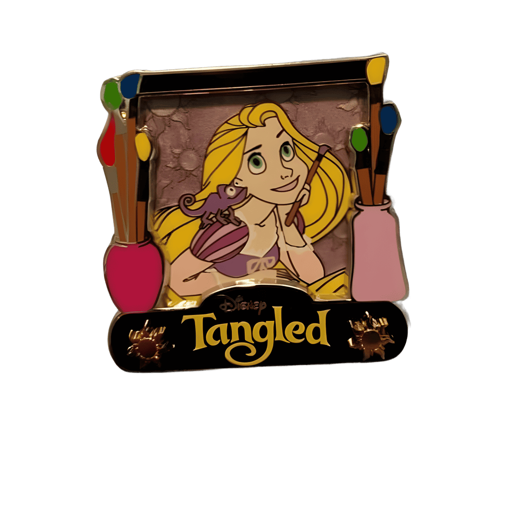 Variant 4 - Black Border and Purple Pascal Disney pin