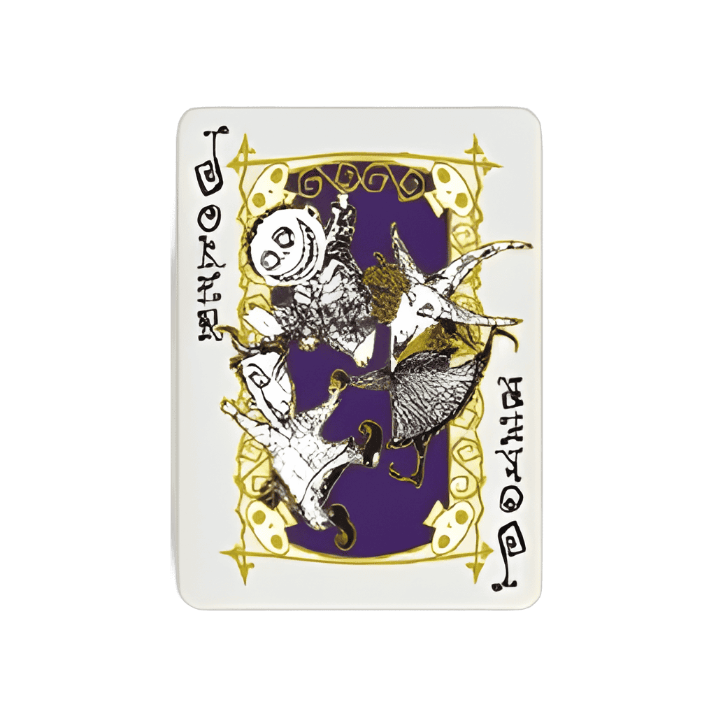 Lock, Shock and Barrel on a Joker Playing Card Disney pin