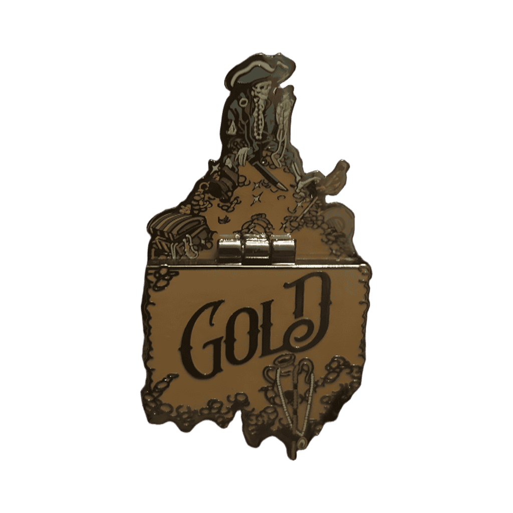 Pirates of the Caribbean All That Glitters Be Not Gold Disney pin