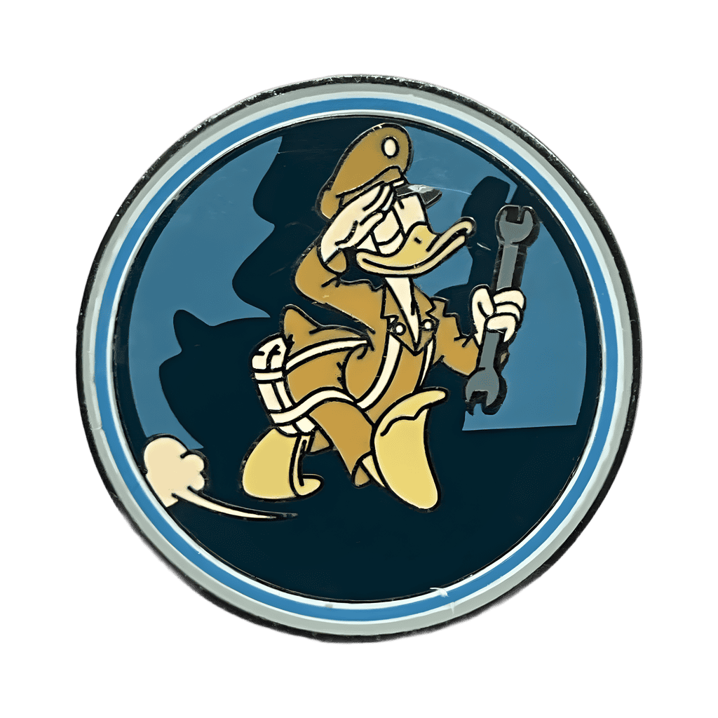 Donald Duck in Military Uniform Disney pin