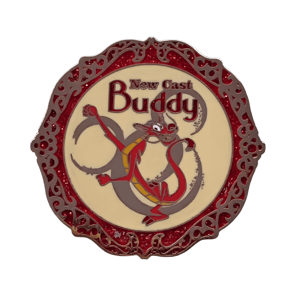 New Cast Buddy - Mushu Disney pin