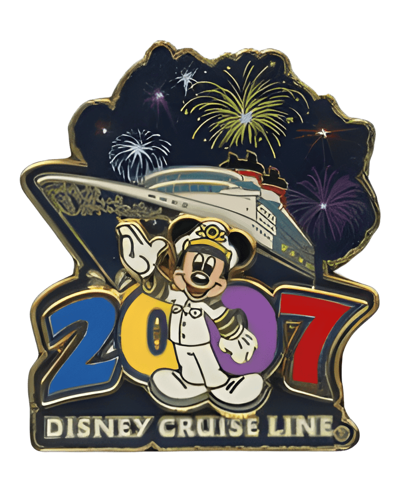 Chip Dale Logo 2007 Disney pin