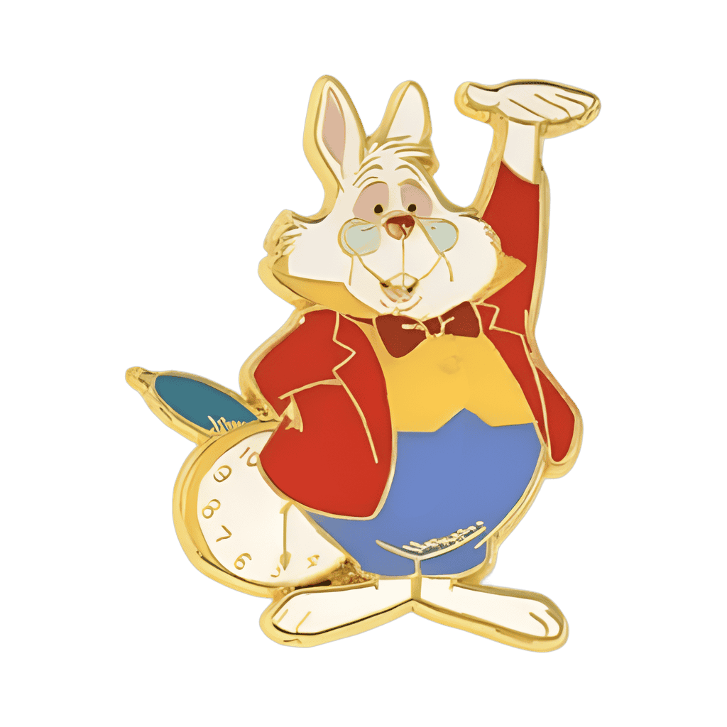 White Rabbit Disney pin