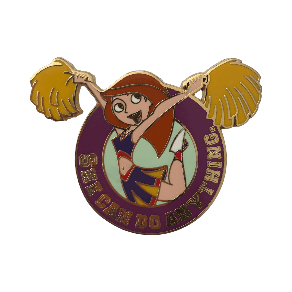 Kim Possible - Cheerleader - She Can Do Anything Disney pin