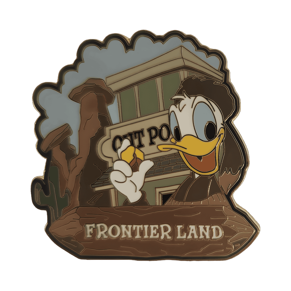 Frontierland - Donald Duck and Big Thunder Mountain Disney pin
