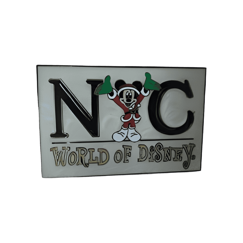 Santa Mickey NYC Logo Disney pin