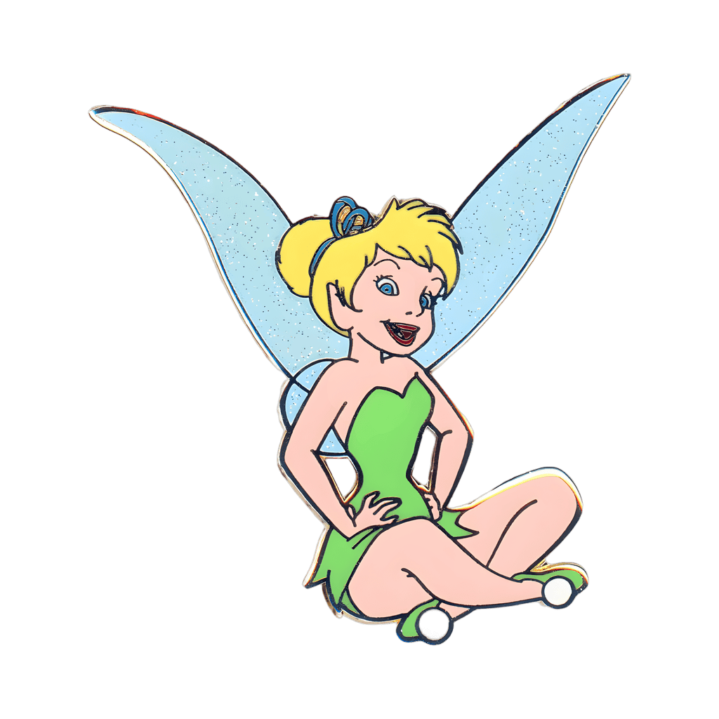 Tinker bell sitting Disney pin