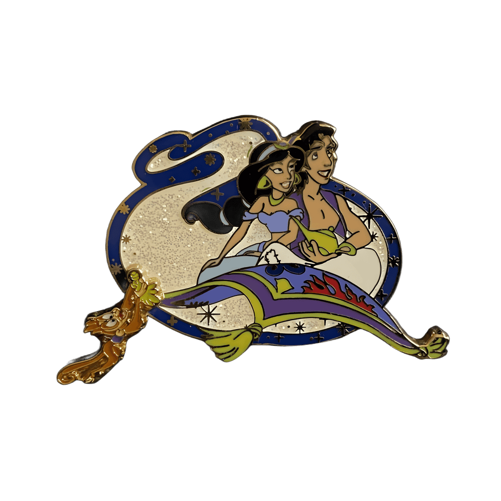 Platinum Edition - Aladdin & Jasmine on Magic Carpet with Abu Disney pin