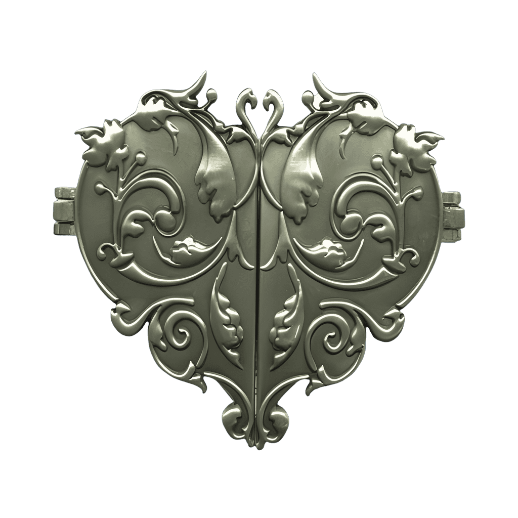 Lady and the Tramp Heart (Gold) Disney pin