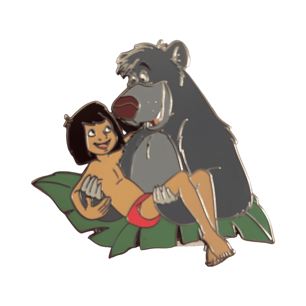 Mowgli and Baloo Disney pin