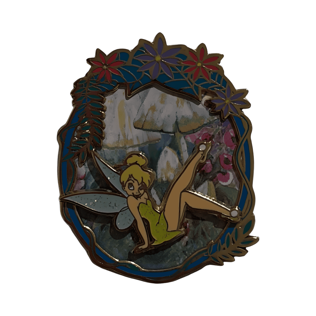 Tinker Bell Sitting With One Leg Up Disney pin