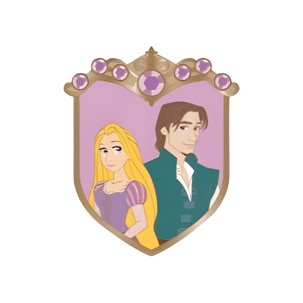 Rapunzel & Flynn Ryder Disney pin