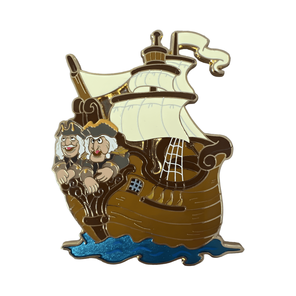 Muppets Treasure Island Pirate Ship Disney pin