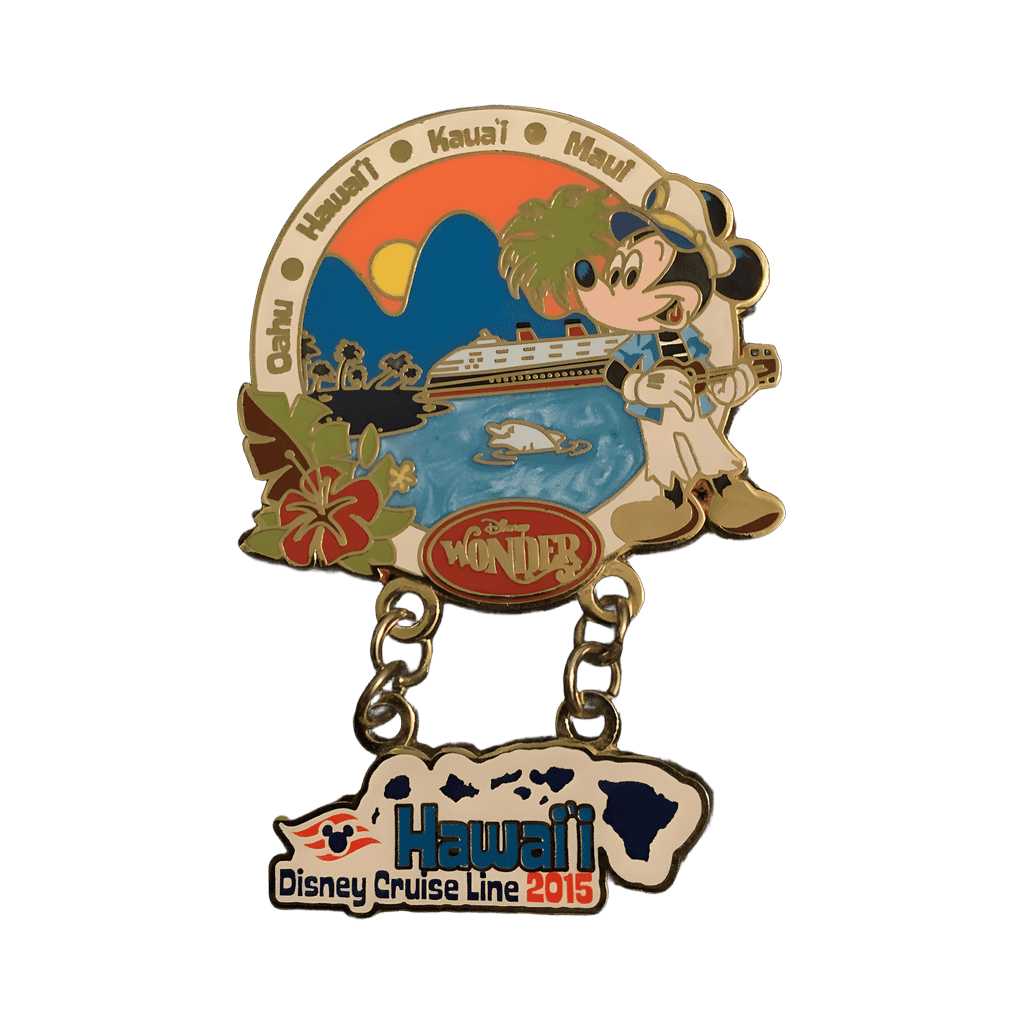 DCL - Hawai'i 2015 - Mickey Mouse Disney pin