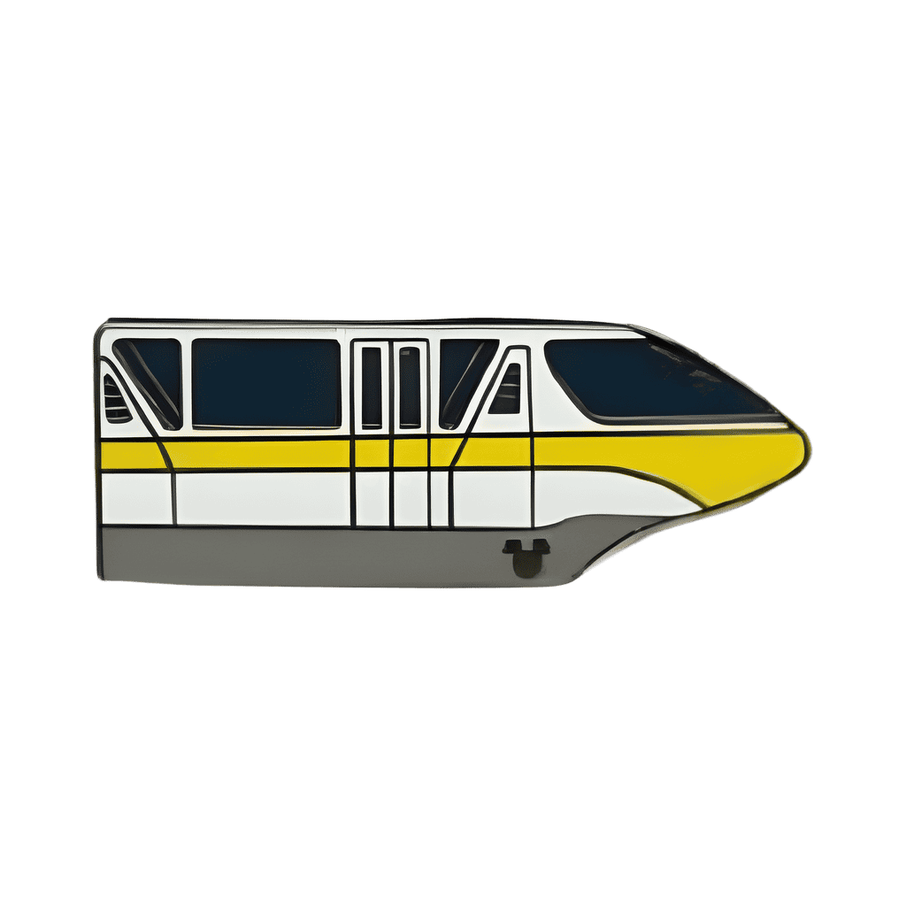 Monorail Yellow Disney pin