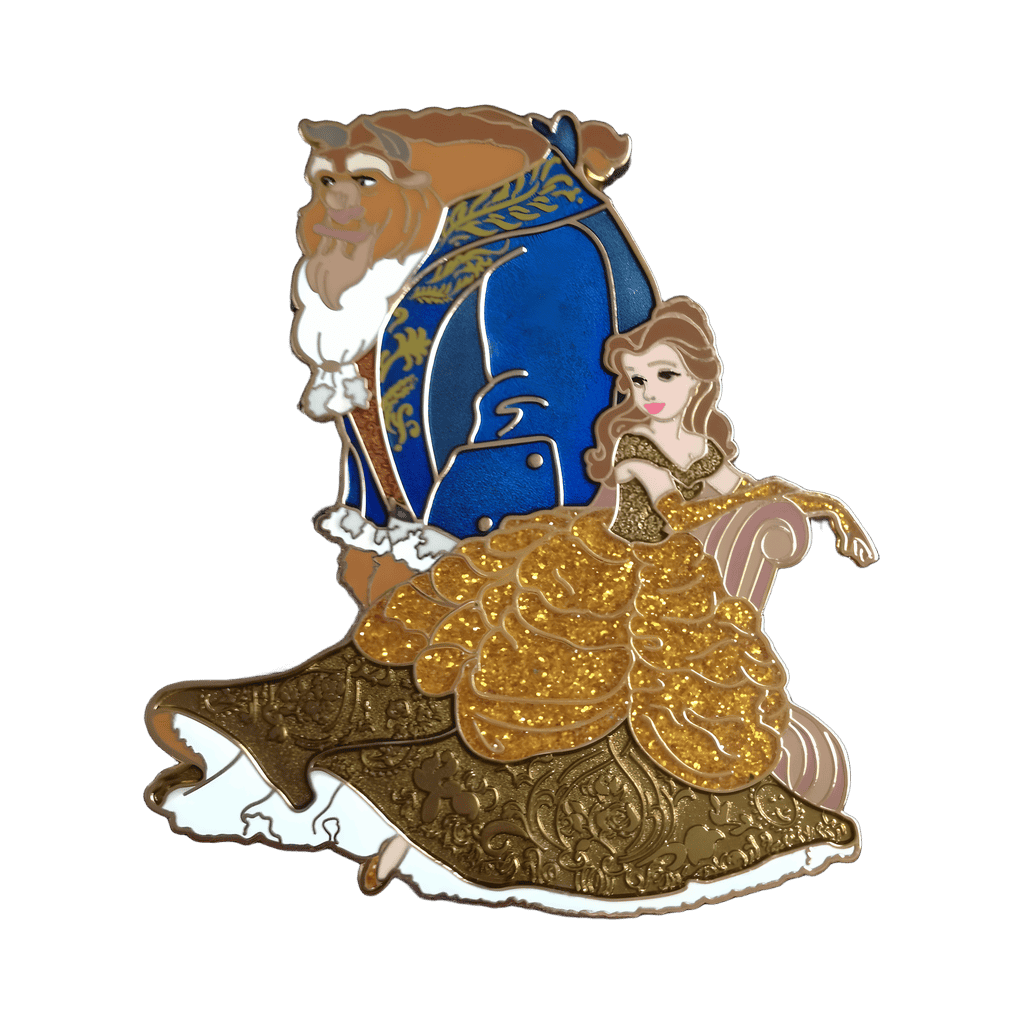 Belle and Beast Disney pin