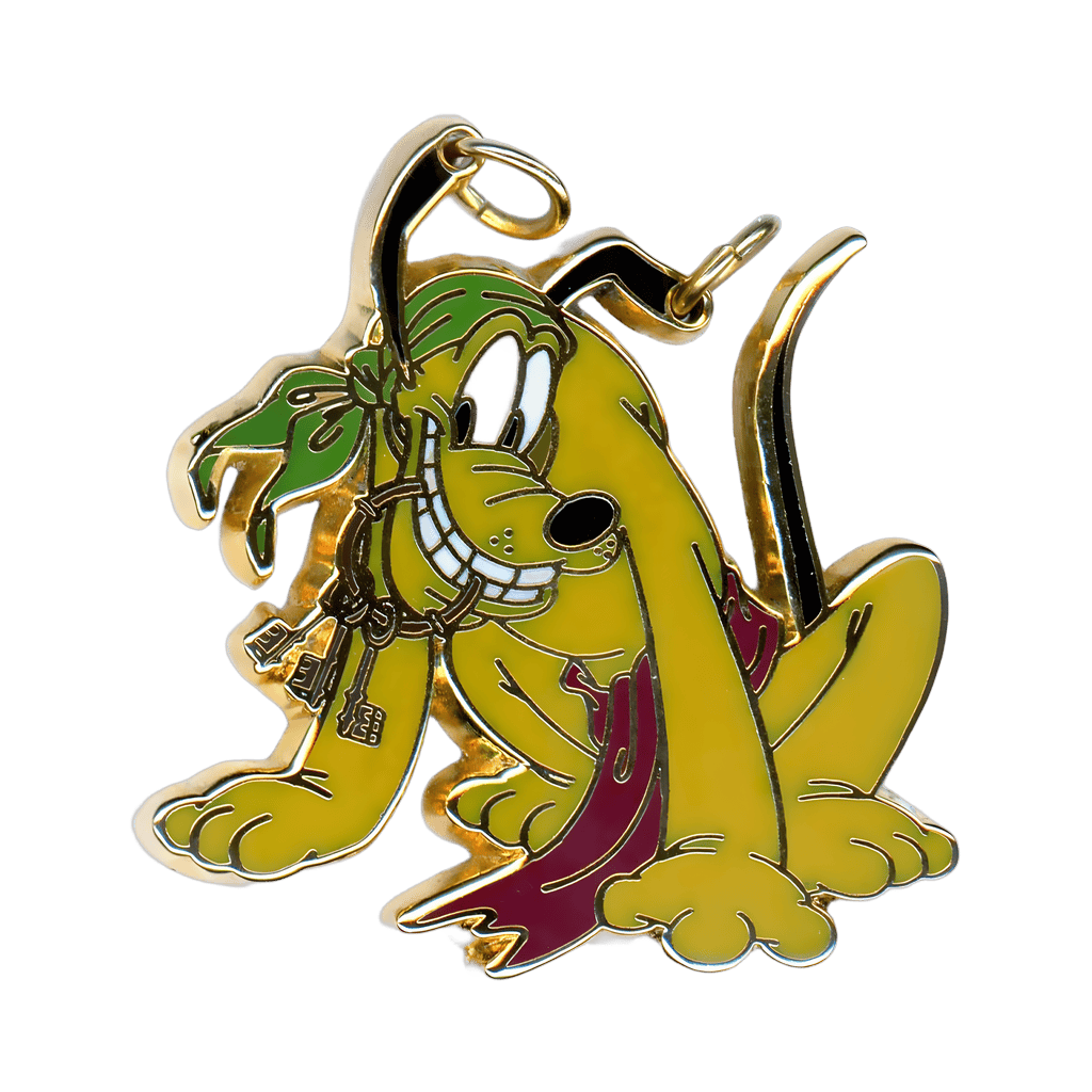 Pirate Pluto with Keys in his Mouth Disney pin